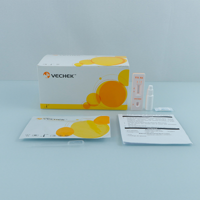Bequemer Antikörper-schnelle Test-Kassette Cat Immunodeficiency Virus Test Kits FIV