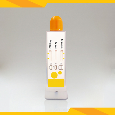 Katzenfecal Antigen Test Kit für FCoV+FPV+Giardia Lamblia sauber und frei von Verschmutzung
